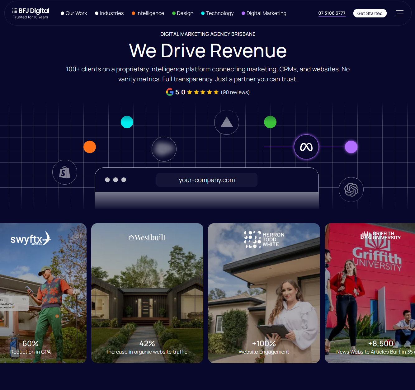 BFJ Digital — Agency Site & Case Study Library